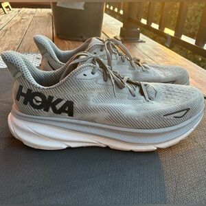 HOKA One One Clifton 9 Men's Size 14D Shoes Sneakers Running Gray